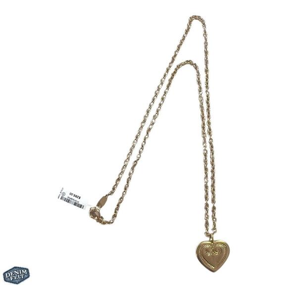 JULIE VOS Women’s 24K Gold Plated Irisdecent Blush Pink Heart Pendant Necklace - Picture 11 of 16